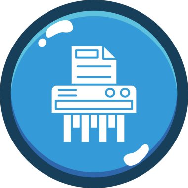 Bilgisayar işlemcisi. Web simgesi basit illüstrasyon