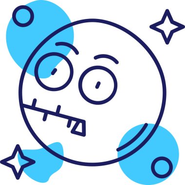 Uzaylı Surat. Basit tasarım