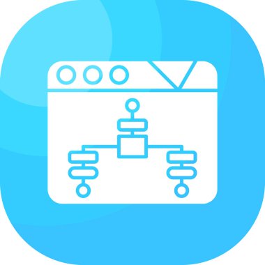 seo modern simgesinin vektör illüstrasyonu