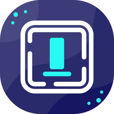 Basit vektör simgesi, pil illüstrasyonu