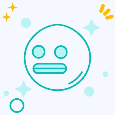 çizgi gezegen simgesi beyaz arkaplanda izole edildi. Renkli taslak konsepti. vektör illüstrasyonu