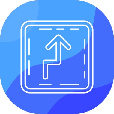 ok yönü simgesi doldurulmuş - taslak biçimi