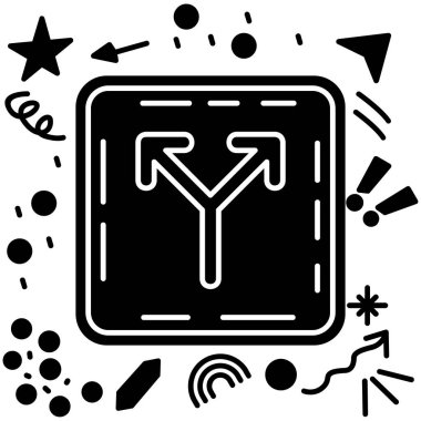 Ok simgesi tasarım vektörü