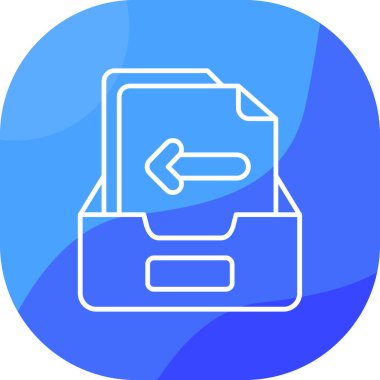 Belge. Web simgesi basit illüstrasyon