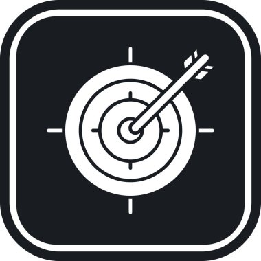 hedef simge vektör illüstrasyonu