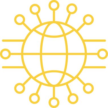 genel ağ simgesi çizimi