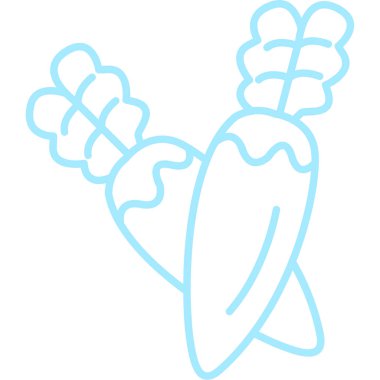 tavuk simgesi vektör illüstrasyonu