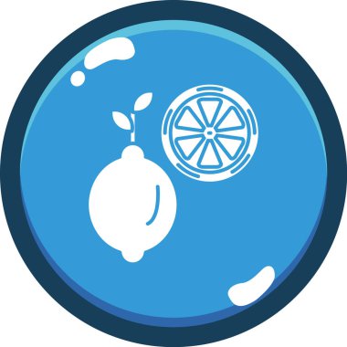 Bir hindistan cevizi simgesinin vektör çizimi