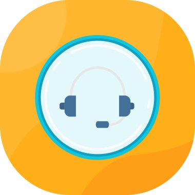 Çizgi film simgesinin vektör çizimi