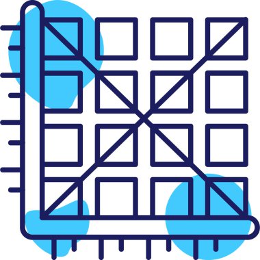 şebeke. Web simgesi basit illüstrasyon