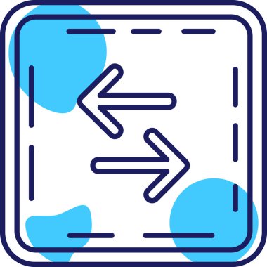 ok simgesinin vektör illüstrasyonu