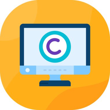 - İnternet. Web simgesi basit illüstrasyon