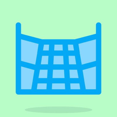 Sepet. Web simgesi basit illüstrasyon