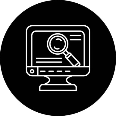 seo modern simgesinin vektör illüstrasyonu