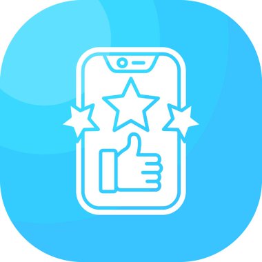 Uygulama ve mobil için basit web simgesi