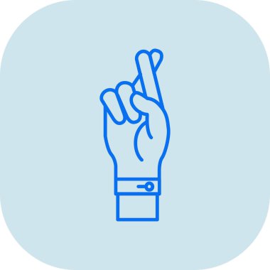 Parmak gösterme ikonu olan el, çizgi biçimi