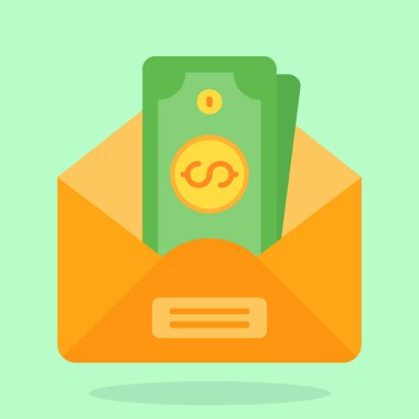 para vektörü düz simgesi.