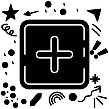 tıbbi simge vektör illüstrasyonu