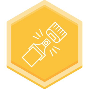 Bir içecek simgesinin vektör illüstrasyonu