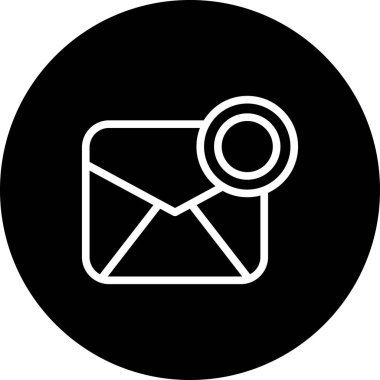 E- posta simgesinin vektör illüstrasyonu