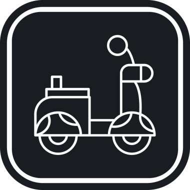 Bisiklet simgesi, vektör illüstrasyonu