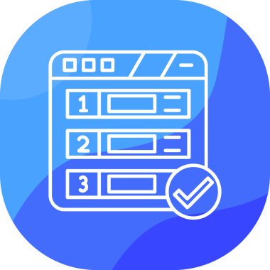 Ağ simgesi. Web için mobil uygulama simgelerinin basit illüstrasyonu