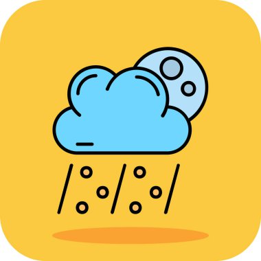 hava tahmini yağmur simgesi