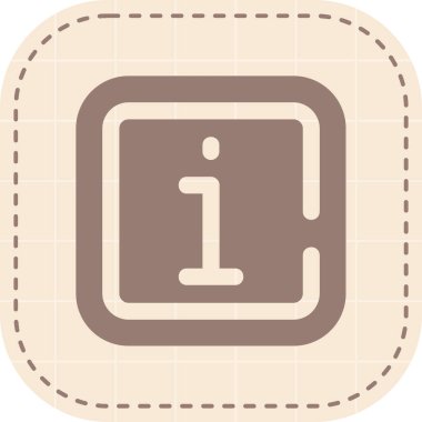 Bir harfin vektör simgesi