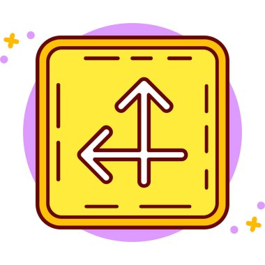 yön ikon tasarım vektörü