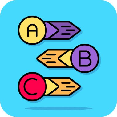 Kalem simgesi. vektör illüstrasyonu