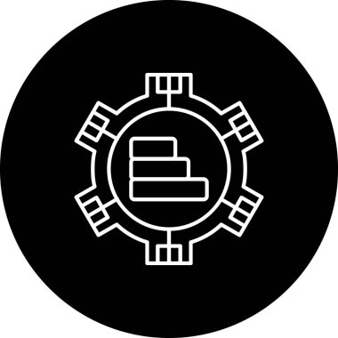 seo modern simgesinin vektör illüstrasyonu