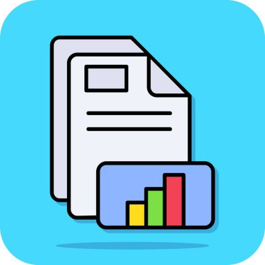 belge simgesi vektör illüstrasyonu