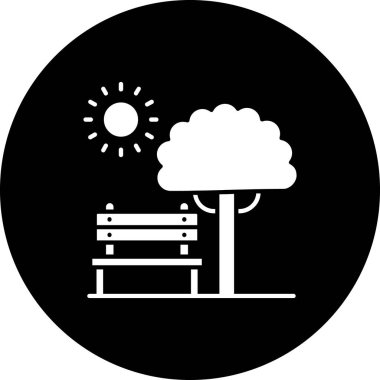 Vektör güneş simgesi illüstrasyonu