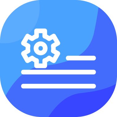 dişli simgesi vektör illüstrasyonu