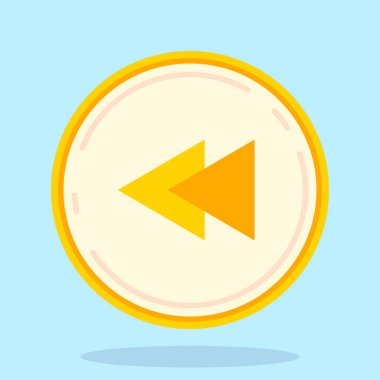 Çal düğmesi simgesi. vektör illüstrasyonu