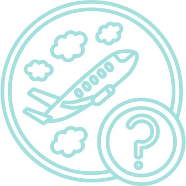 Uçak. Web simgesi basit illüstrasyon