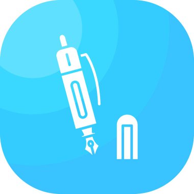 Fırça simgesi vektör illüstrasyonunu boya