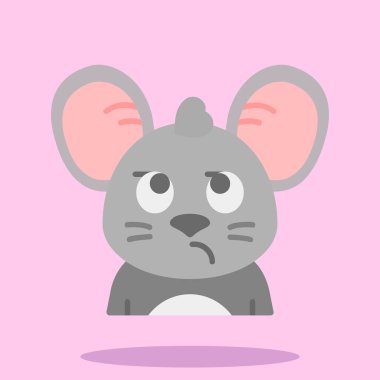 Sevimli çizgi film hayvanı. vektör illüstrasyonu