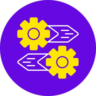 dişli simgesi vektör illüstrasyonu