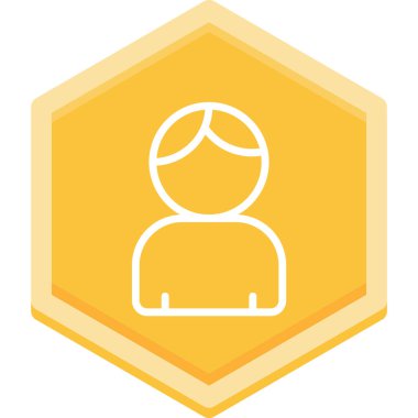 iş adamı simgesi vektör illüstrasyonu