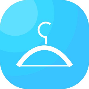 Halat simgesi olan bir çadırın vektör çizimi