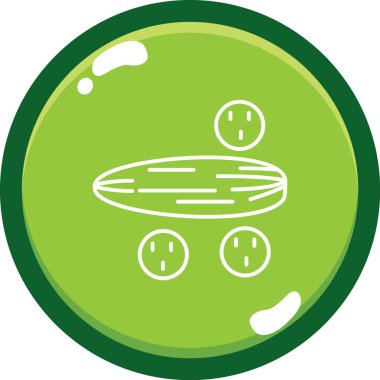 Gıda simgesinin vektör illüstrasyonu