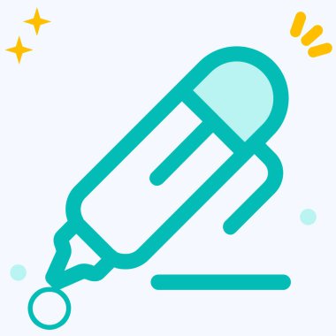 Modern bir simgenin vektör illüstrasyonu