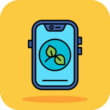 akıllı telefon simgesi vektör illüstrasyonu