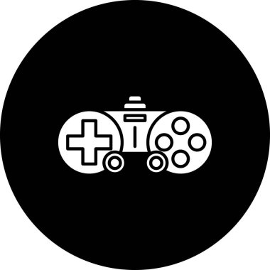 oyun konsolu joystick simgesi, basit biçim