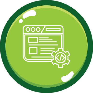 seo modern simgesinin vektör illüstrasyonu