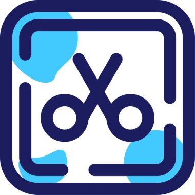 Basit vektör illüstrasyonu, kamera simgesi