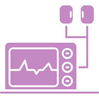 Modern b 'nin vektör illüstrasyonu monitör simgesinden yoksun