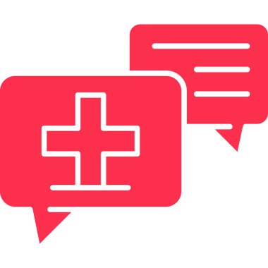 Konuş. Web simgesi basit illüstrasyon