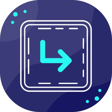 Modern bir simgenin vektör illüstrasyonu